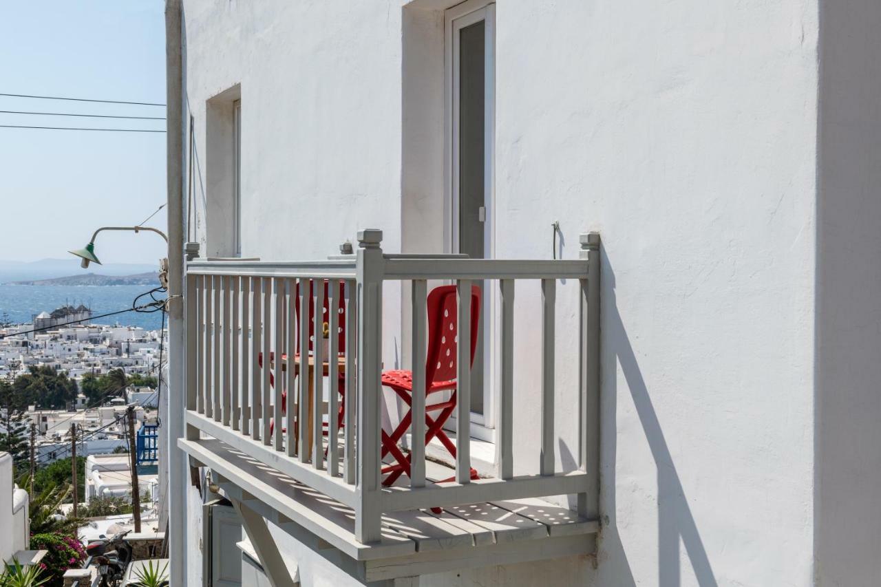 Gazia Sea View House - Mykonos Town Lägenhet Exteriör bild