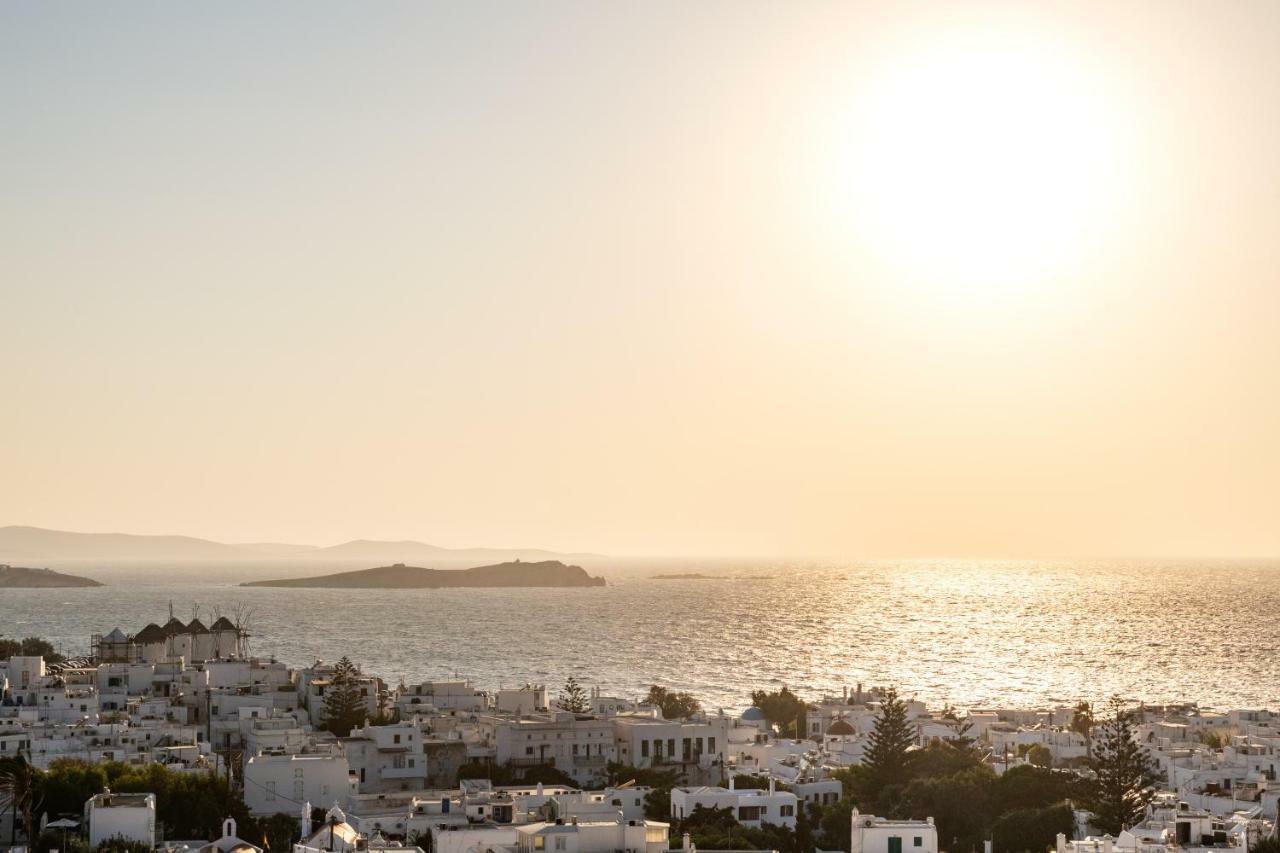 Gazia Sea View House - Mykonos Town Lägenhet Exteriör bild