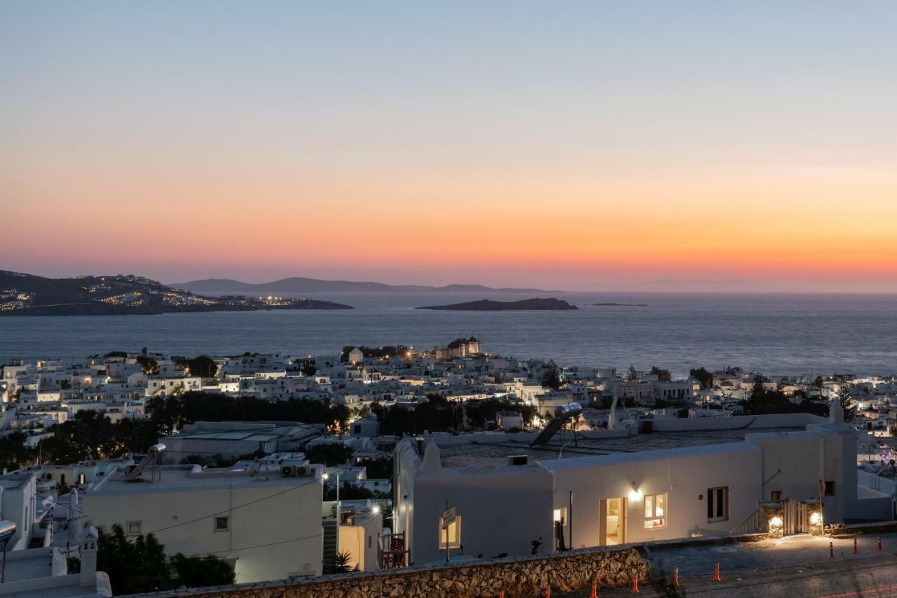 Gazia Sea View House - Mykonos Town Lägenhet Exteriör bild