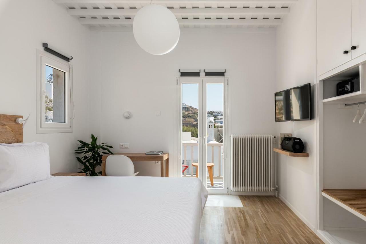 Gazia Sea View House - Mykonos Town Lägenhet Exteriör bild