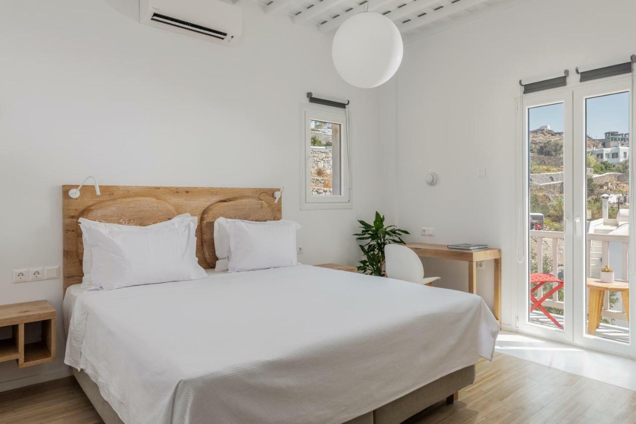 Gazia Sea View House - Mykonos Town Lägenhet Exteriör bild