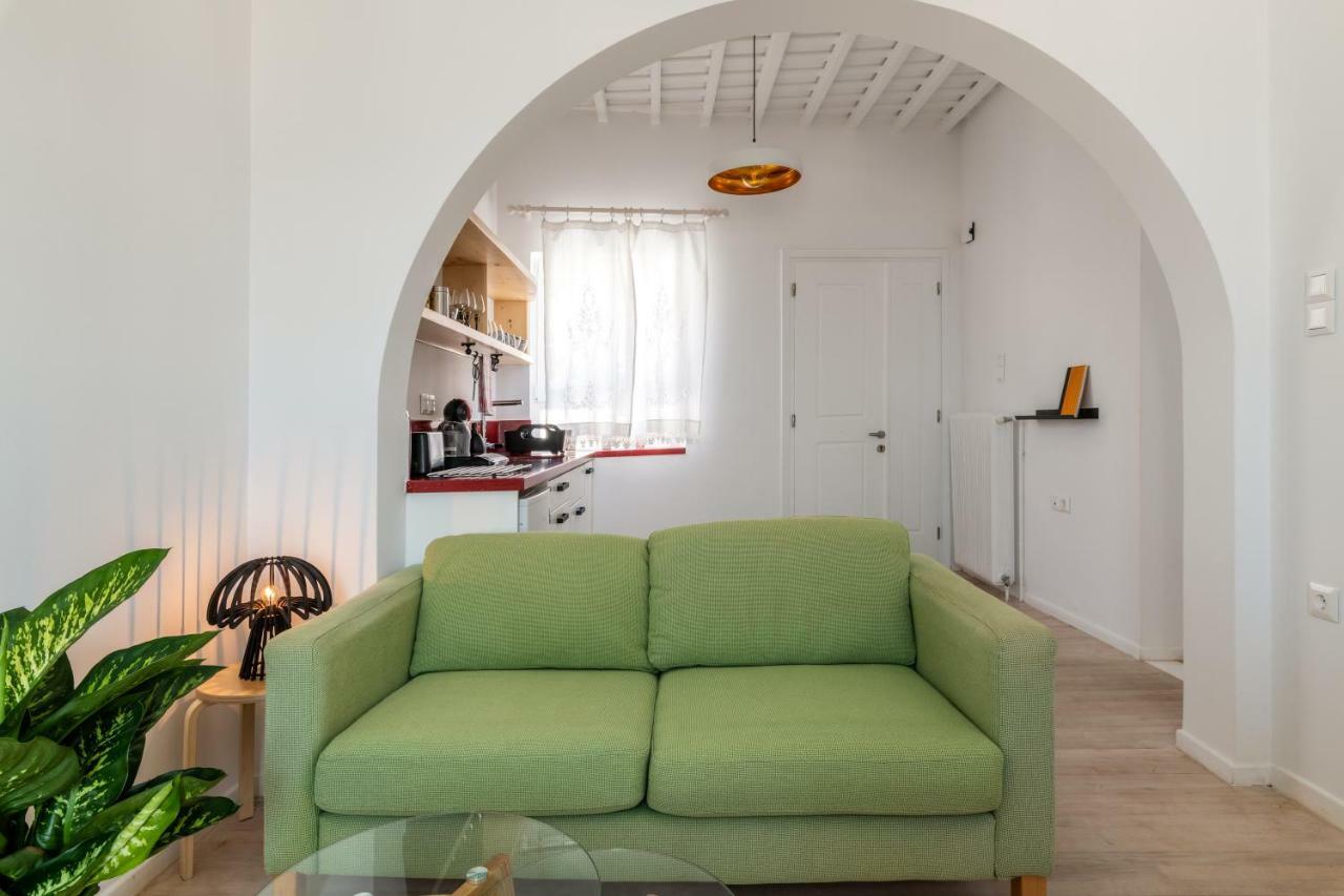 Gazia Sea View House - Mykonos Town Lägenhet Exteriör bild