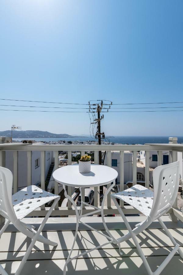 Gazia Sea View House - Mykonos Town Lägenhet Exteriör bild