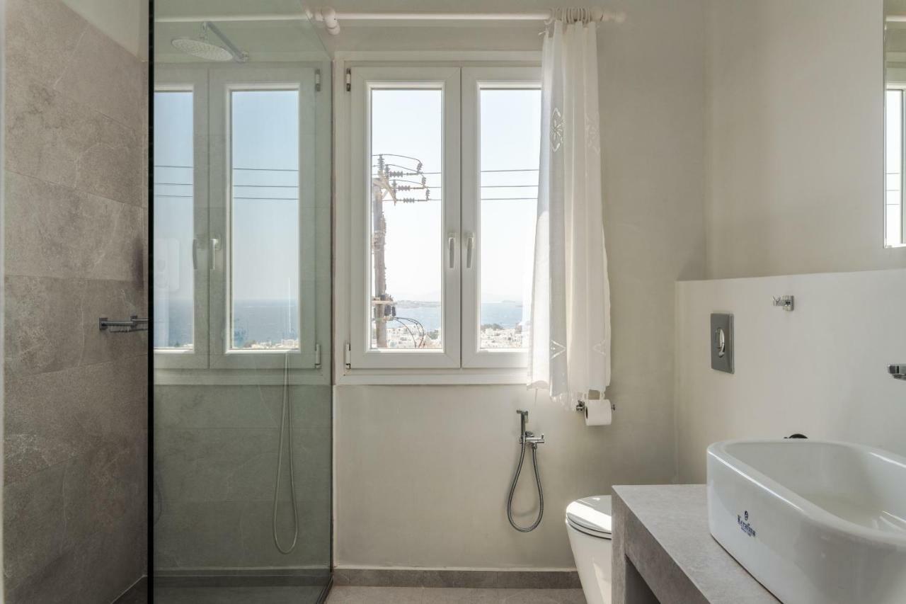 Gazia Sea View House - Mykonos Town Lägenhet Exteriör bild