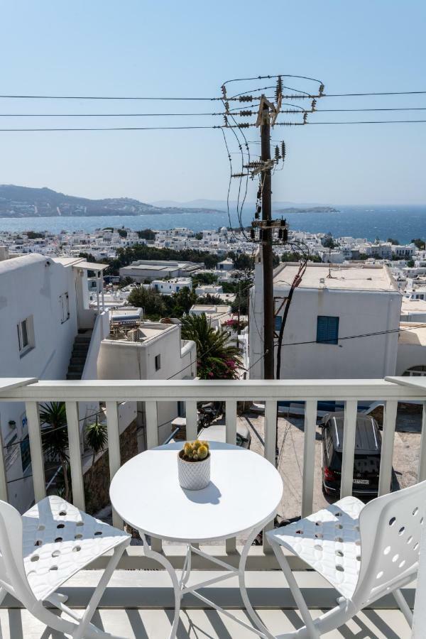 Gazia Sea View House - Mykonos Town Lägenhet Exteriör bild